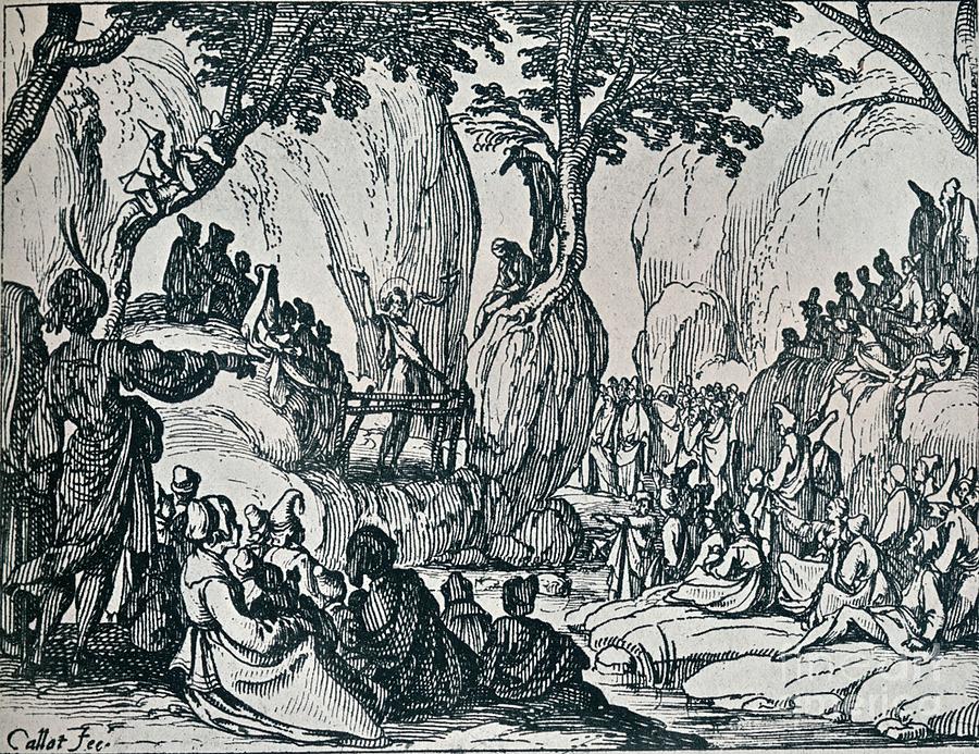 No. IIi. -st. John Preaching, 1635 Drawing by Print Collector