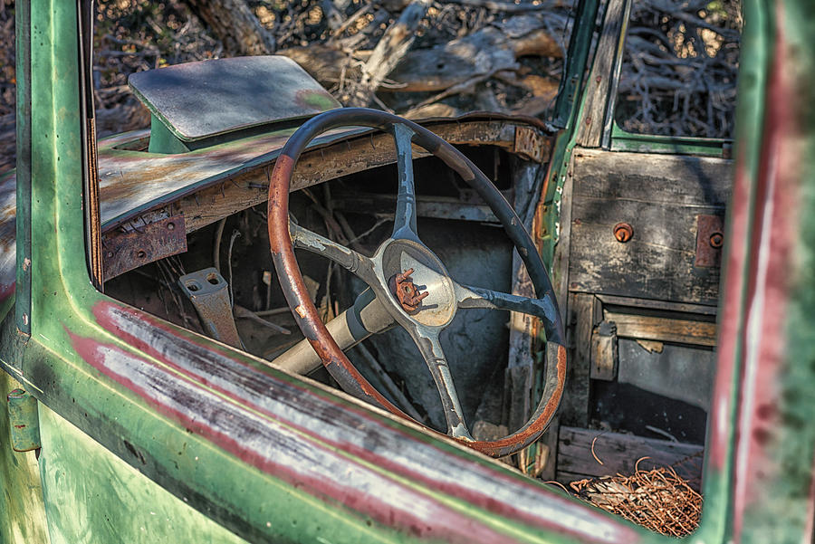 Car Photograph - No One Behind The Wheel by Joseph S Giacalone