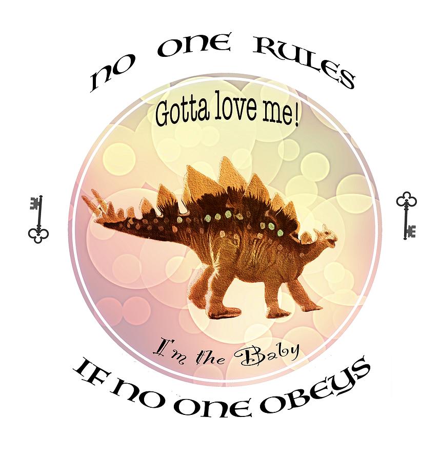 No One Rules If No One Obeys by OLena Art Digital Art by Lena Owens - OLena Art Vibrant Palette Knife and Graphic Design
