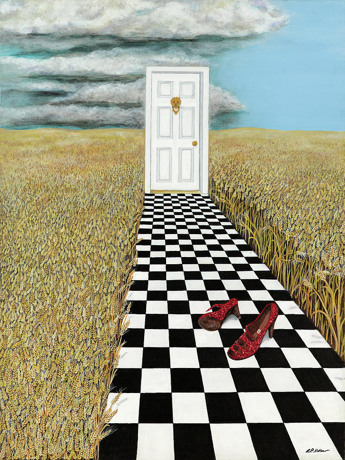 Surrealism Painting - No Place Like Home by L P Hoffman