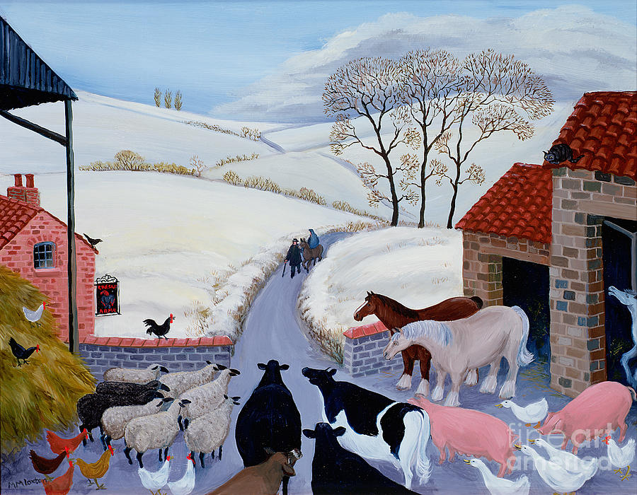 No Room At The Inn Painting by Margaret Loxton