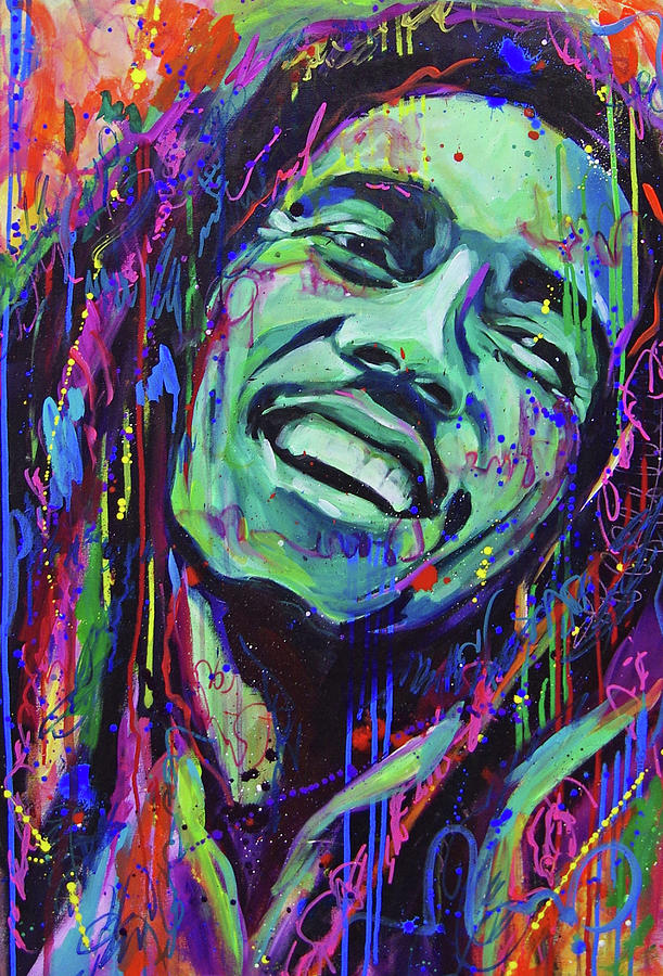 Bob Marley NO WOMAN NO CRY Painting