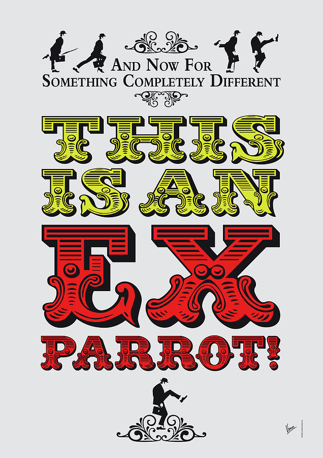 Parrot Digital Art - No01 My Silly Quote Poster by Chungkong Art Parrot Digital Art - No01 My Silly Quote Poster by Chungkong Art