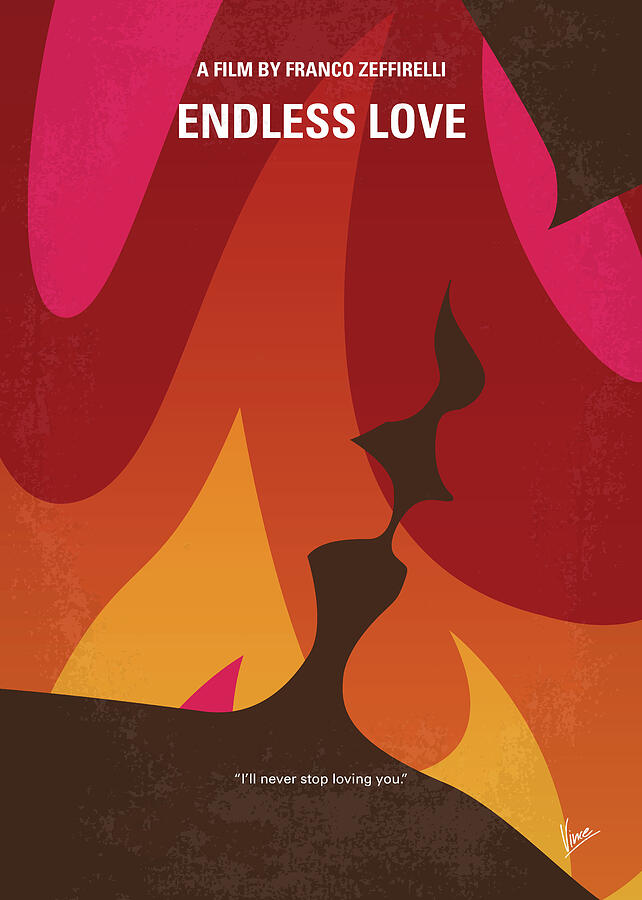 No1023 My Endless Love minimal movie poster Digital Art by Chungkong Art