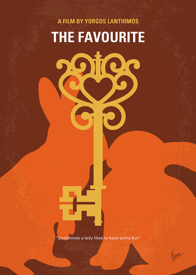 No1037 My The Favourite minimal movie poster Digital Art by Chungkong Art