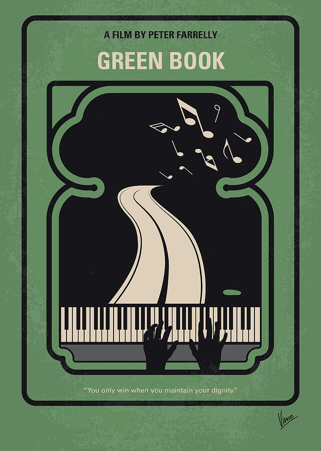 No1039 My Green Book minimal movie poster Digital Art by Chungkong Art