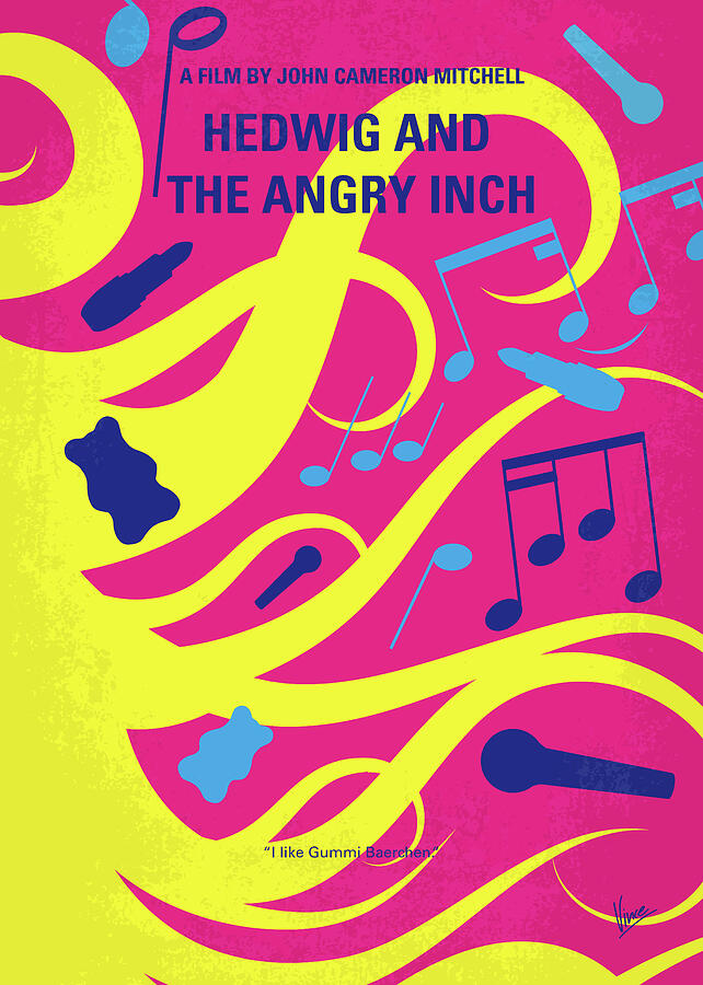 Berlin Digital Art - No1046 My Hedwig and the Angry Inch minimal movie poster by Chungkong Art