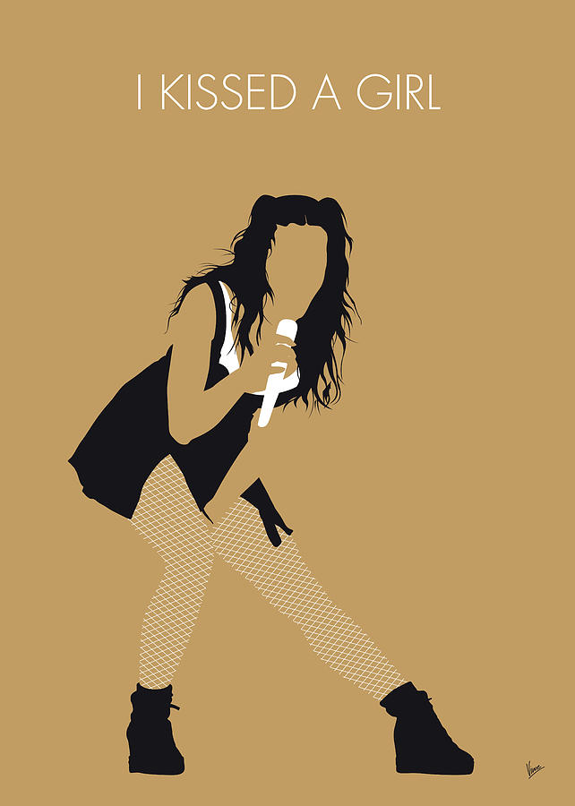 No254 MY Katy Perry Minimal Music poster Digital Art by Chungkong Art