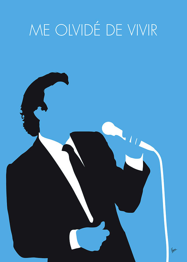 No279 MY Julio Iglesias Minimal Music poster Digital Art by Chungkong Art