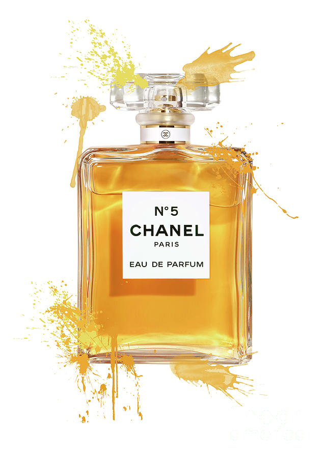 No 5 Chanel Perfume 3 Digital Art By Prar Kulasekara