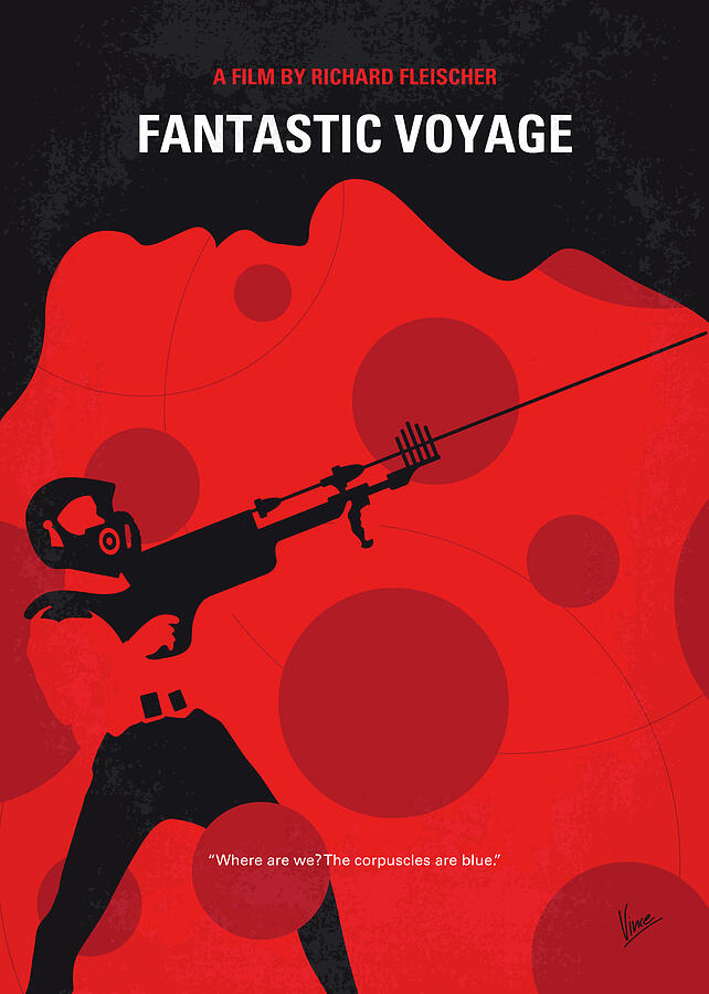 No974 My Fantastic Voyage minimal movie poster Digital Art by Chungkong Art