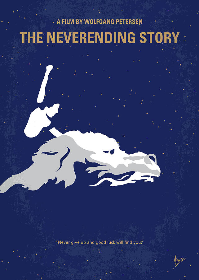 No975 My The NeverEnding Story minimal movie poster Digital Art by Chungkong Art