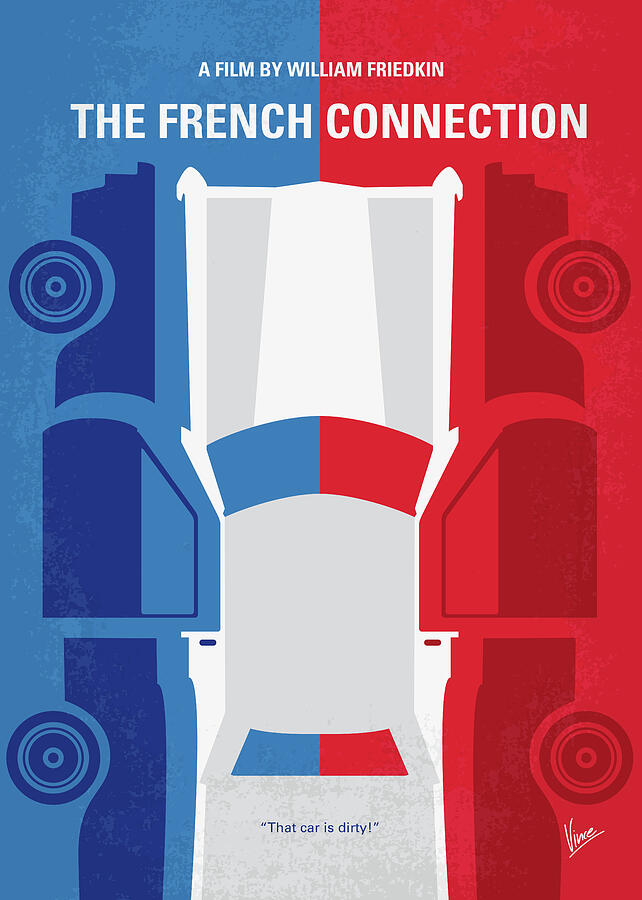 The French Connection Digital Art - No982 My The French Connection minimal movie poster by Chungkong Art