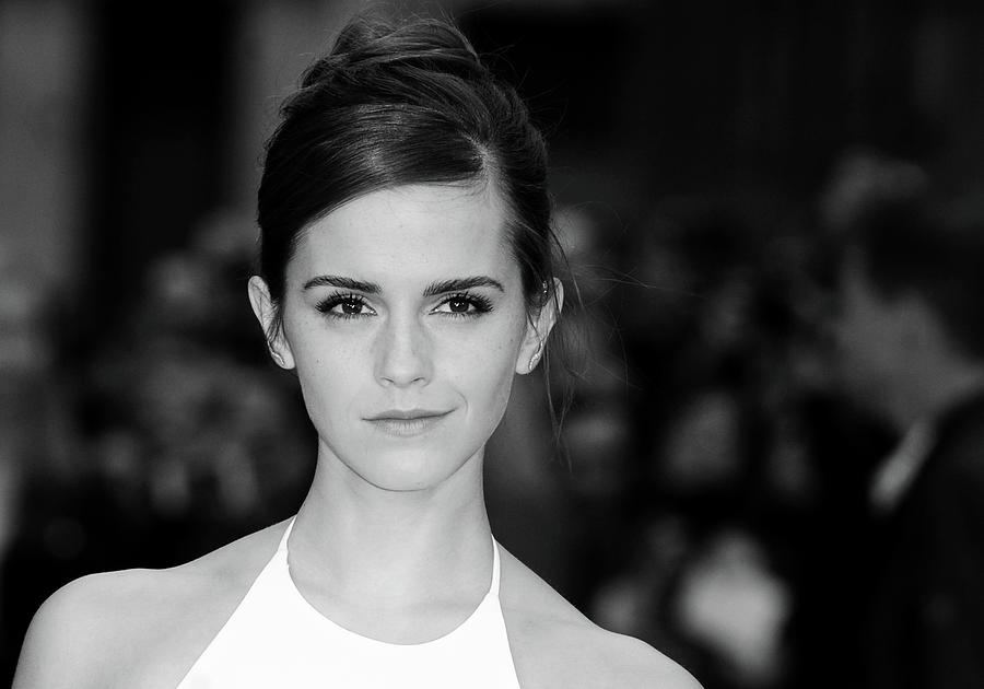 Emma Watson Photograph - Noah - Uk Premiere - Red Carpet Arrivals by Anthony Harvey