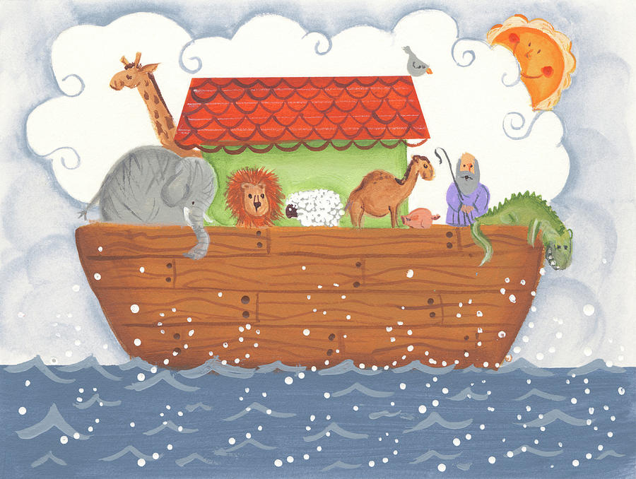 Noahs Ark Painting by Beverly Johnston