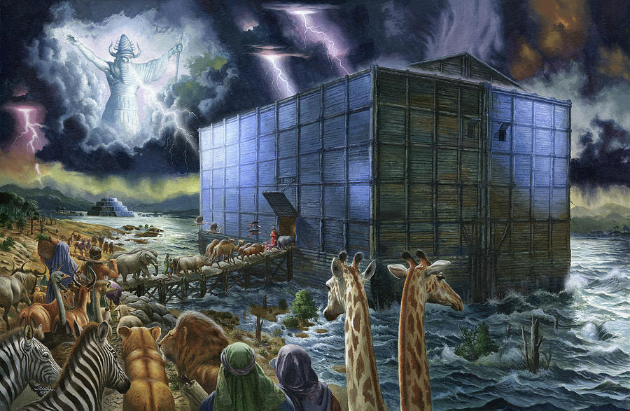 Noahs Ark, Illustration Photograph by Christian Jegou