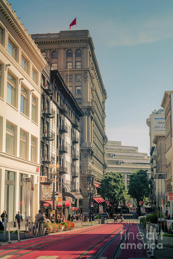 Nob Hill Street in San Francisco Photograph by Claudia M Photography