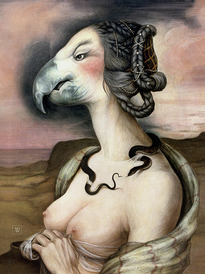 Surrealism Painting - Noblesse Oblige by Yvonne Wright
