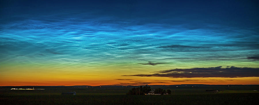 Noctilucent Clouds From Southern Photograph by Alan Dyer