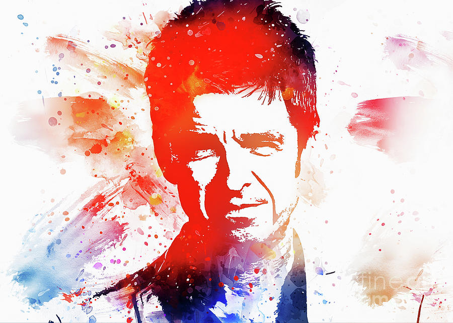 Noel Gallagher Art Digital Art by Ian Mitchell