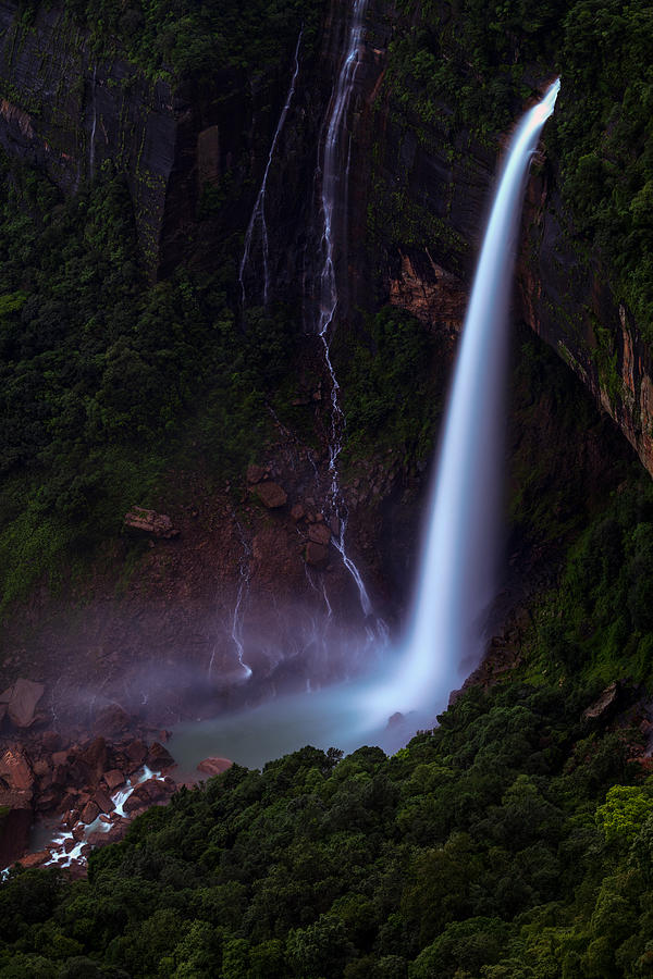 Landscape Photograph - Nokhalikai Falls, Meghalaya, India ! by Ramamurthi Palaniraman