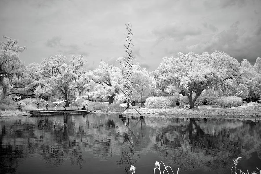 New Orleans Photograph - NOMA Besthoff Sculpture Garden City Park New Orleans 2019 in Infrared by Sean Gautreaux