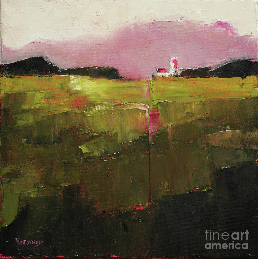 Abstract Painting - None Such Farm by Paint Box Studio