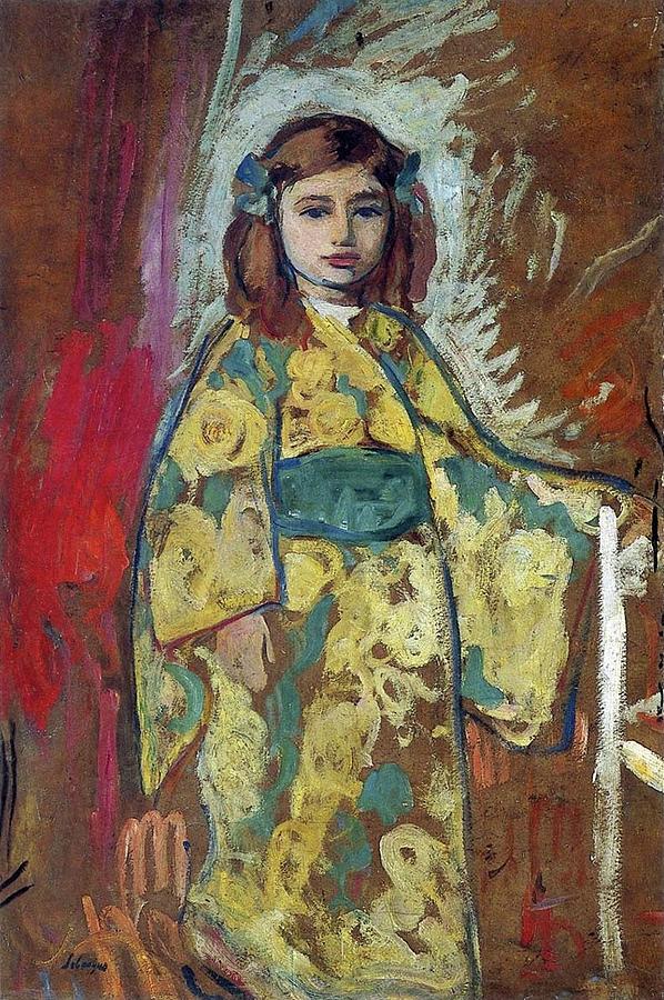 Nono In A Japanese Robe, 1912 Painting