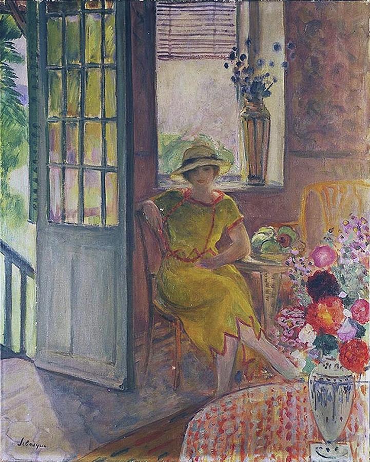 Nono In A Yellow Dress, 1925 Painting
