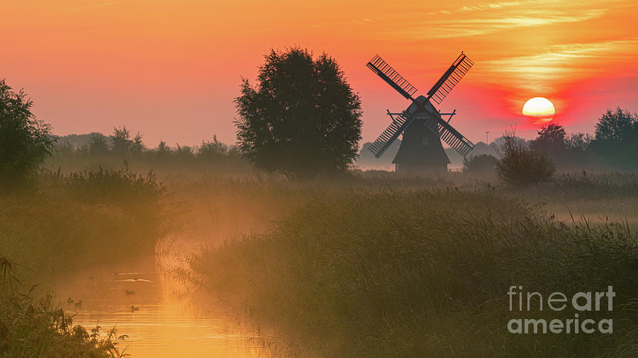 Noordermolen -Northern Mill-, Groningen, Netherlands Photograph by Henk Meijer Photography