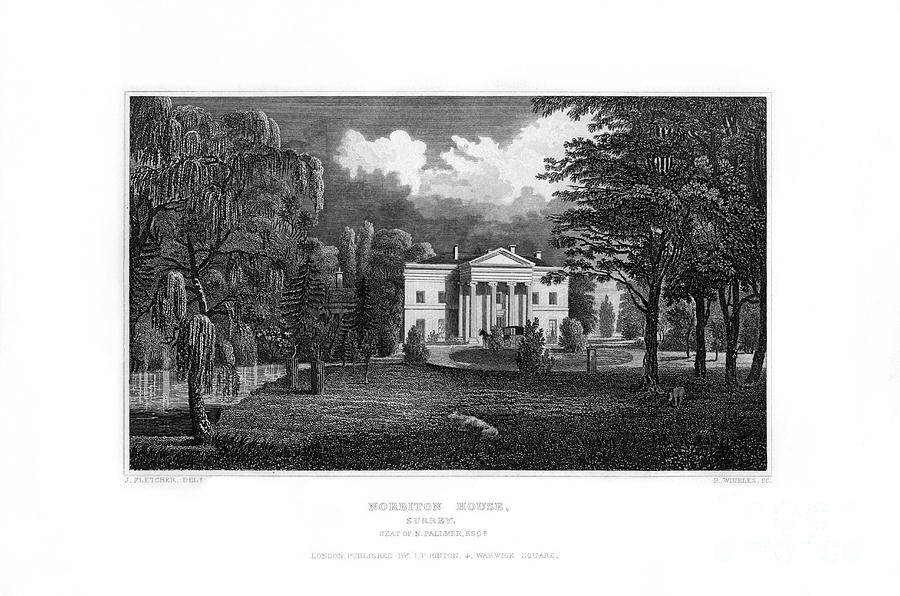 Norbiton House, Kingston Upon Thames Drawing by Print Collector