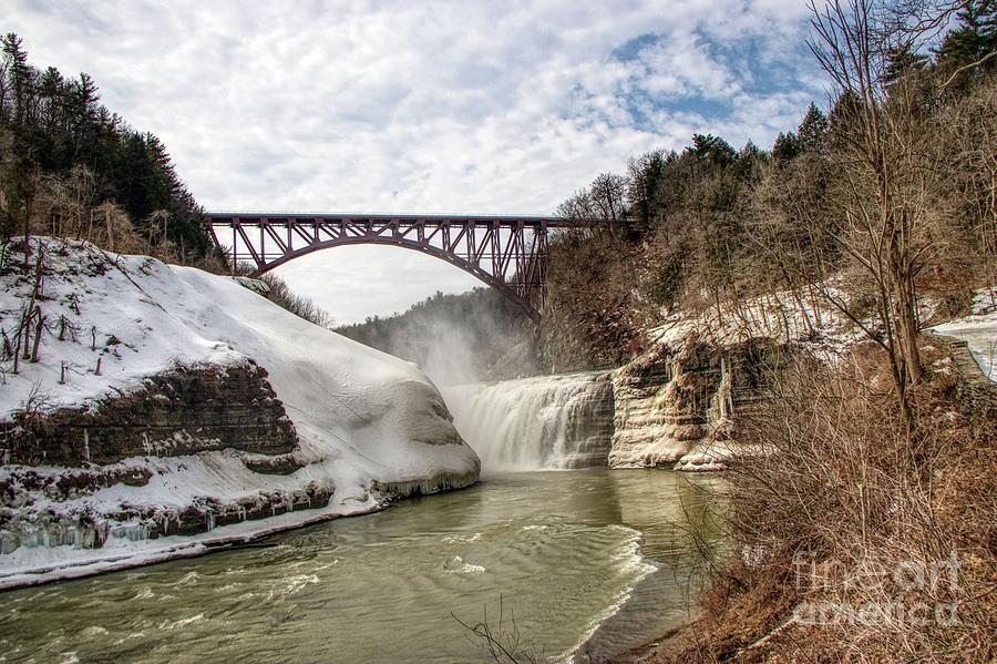 Winter at Letchworth State Park Photograph by Jim Lepard