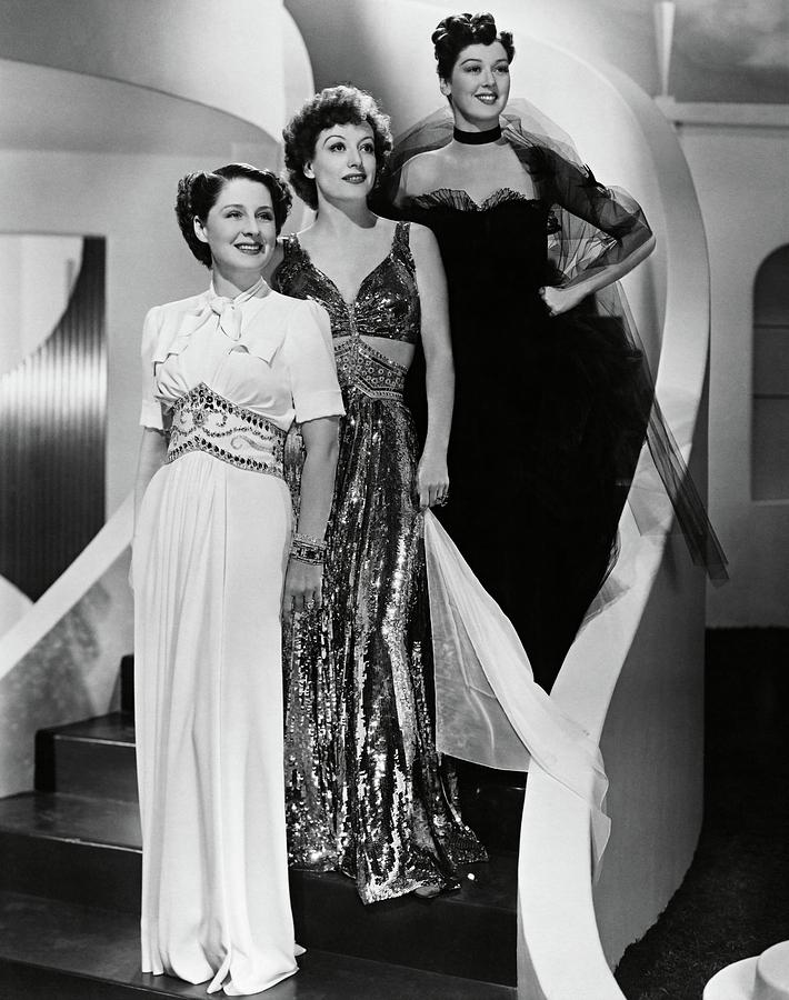 Norma Shearer Rosalind Russell And Joan Crawford In The Women 1939 Photograph By Album Pixels