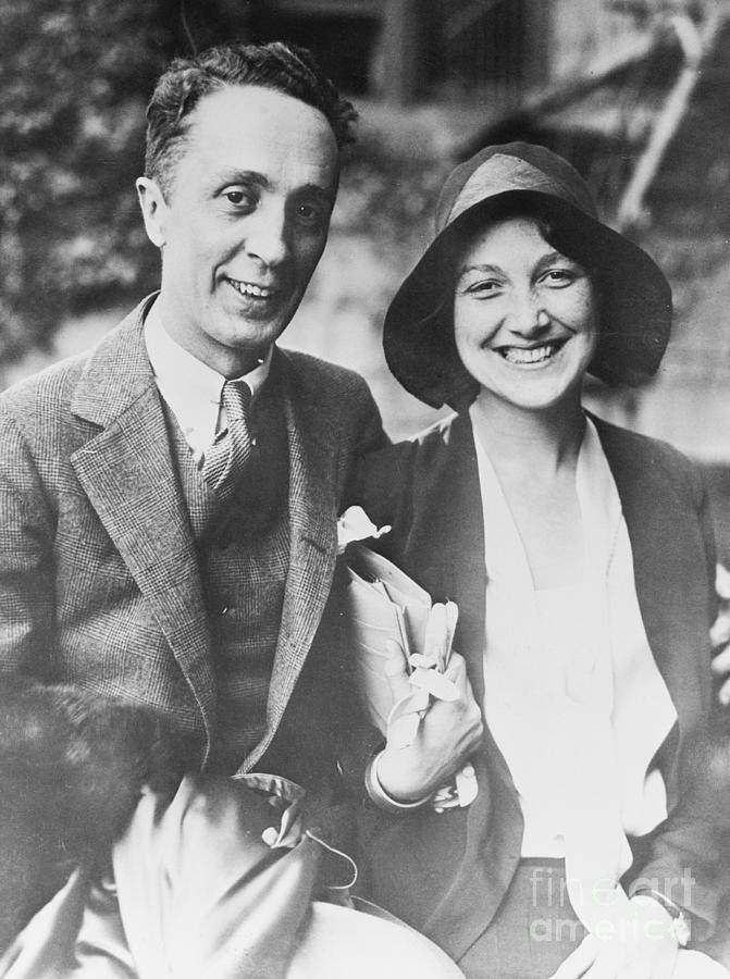 Norman Rockwell And Mary Barstow Photograph by Bettmann