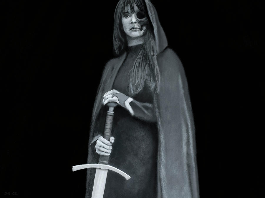 Norse Goddess Hel Painting By Ian Oz Fine Art America