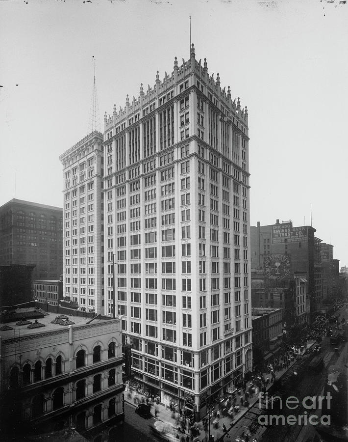 North American Building, Chicago, Illinois, Usa, 1912 Photograph by Barnes And Crosby