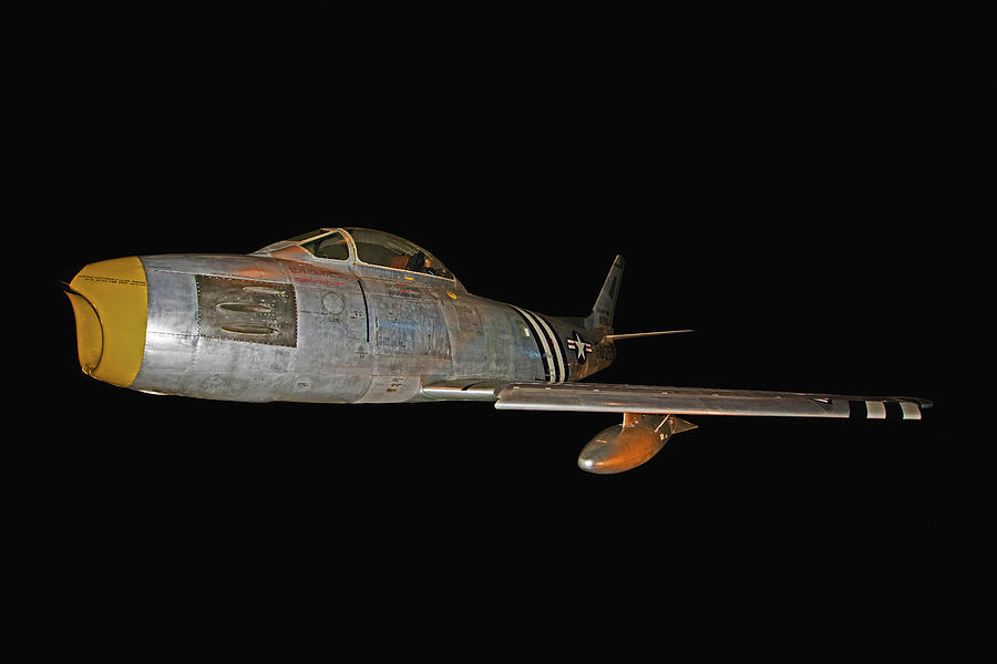 North American F-86 Sabre Sabrejet Photograph by Millard H. Sharp