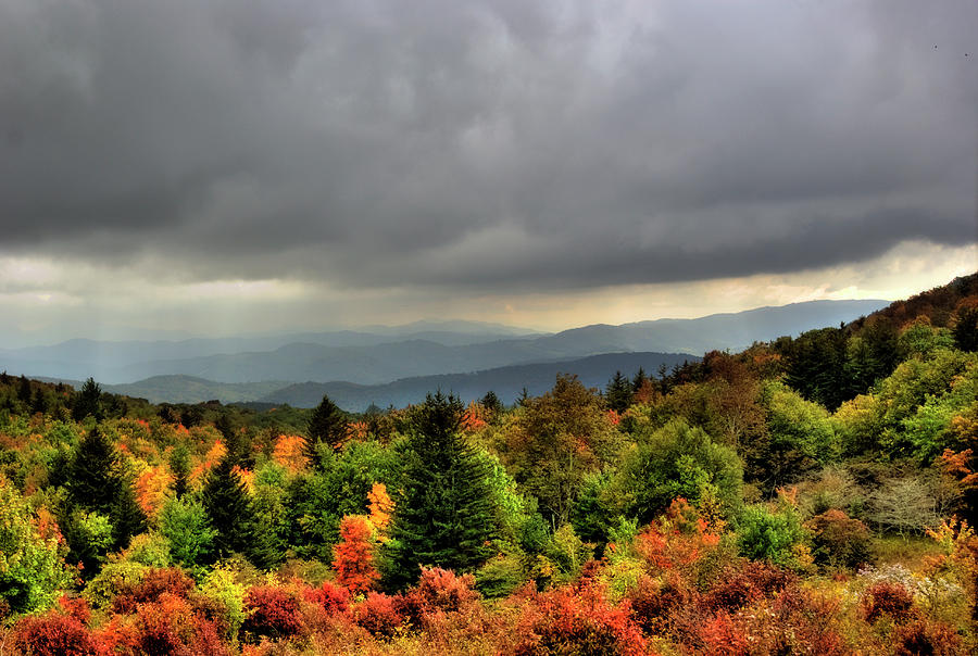 North Carolina Highlands From Massie Gap Photograph by Brett Maurer