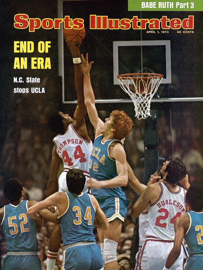 North Carolina State David Thompson, 1974 Ncaa Semifinals Sports Illustrated Cover Photograph by Sports Illustrated
