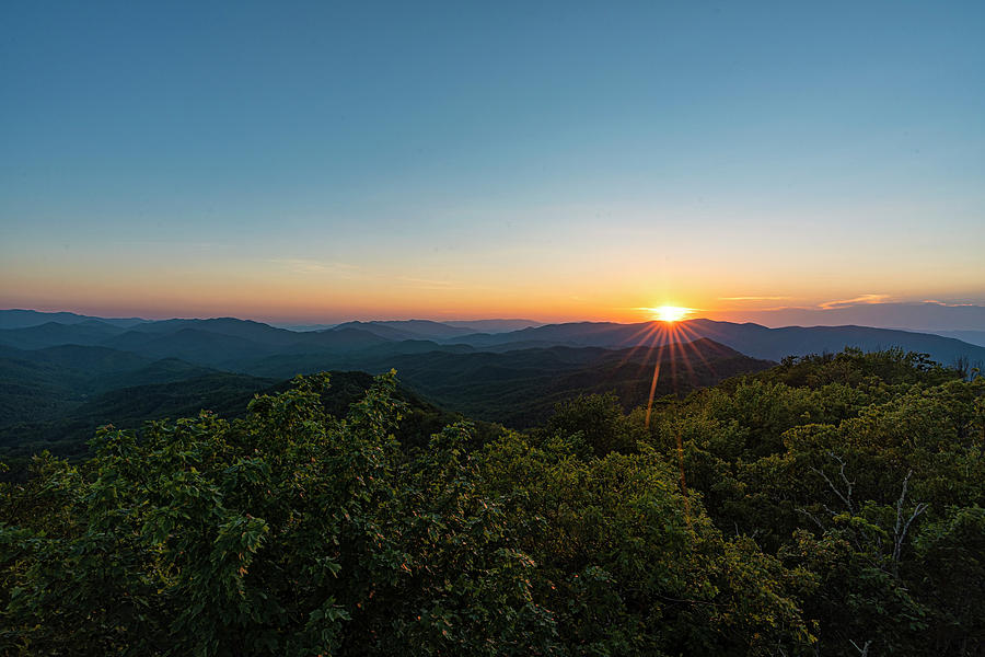 North Carolina Sunset Photograph by Eric Haggart