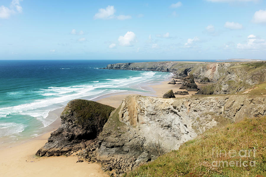 Nature Photograph - North Coast Of Cornwall Bedruthan Steps to Trevose by Terri Waters