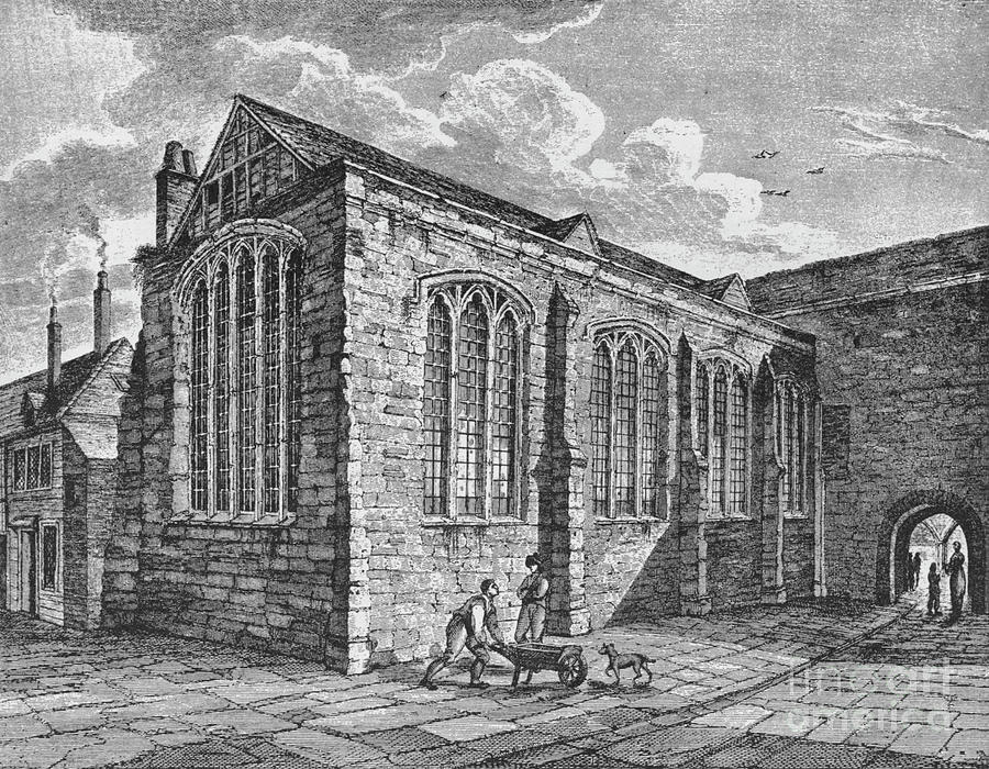 North-east View Of The Chapel Drawing by Print Collector