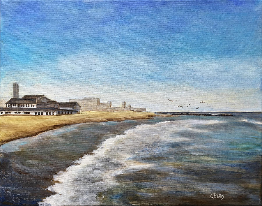 North End Beach Painting by Karla Beatty