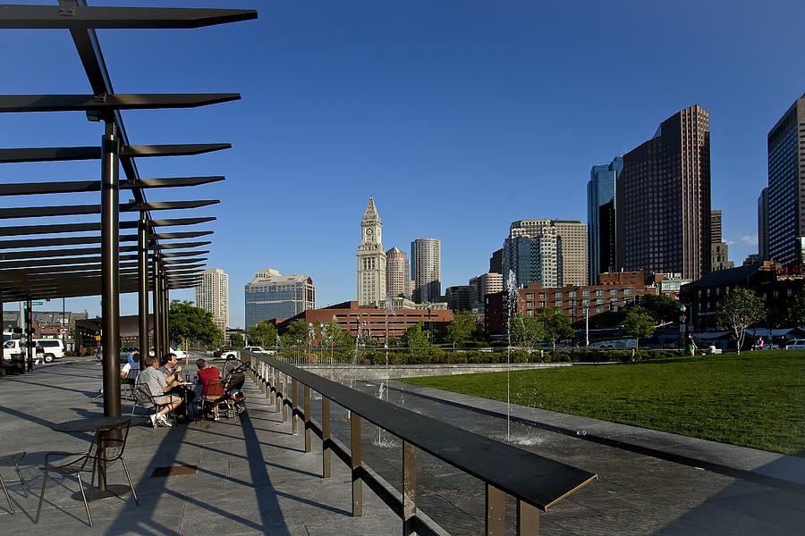 North End Skyline, Boston, Ma Digital Art by Claudia Uripos - Fine Art ...