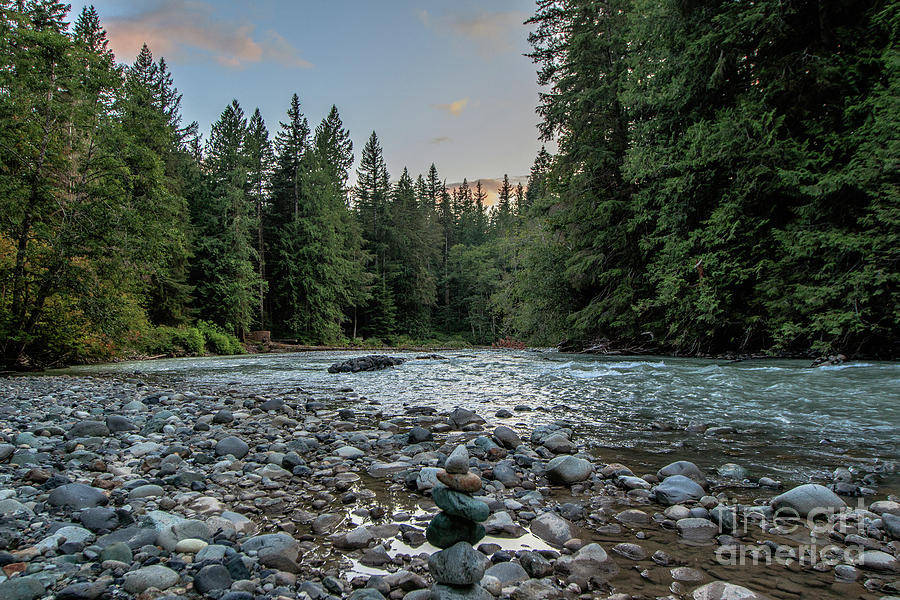 North Fork Of The Nooksack River Photograph By Randy Small