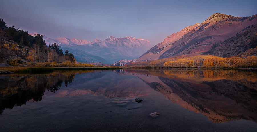 Landscape Photograph - North Lake In Smoke by Grant Hou