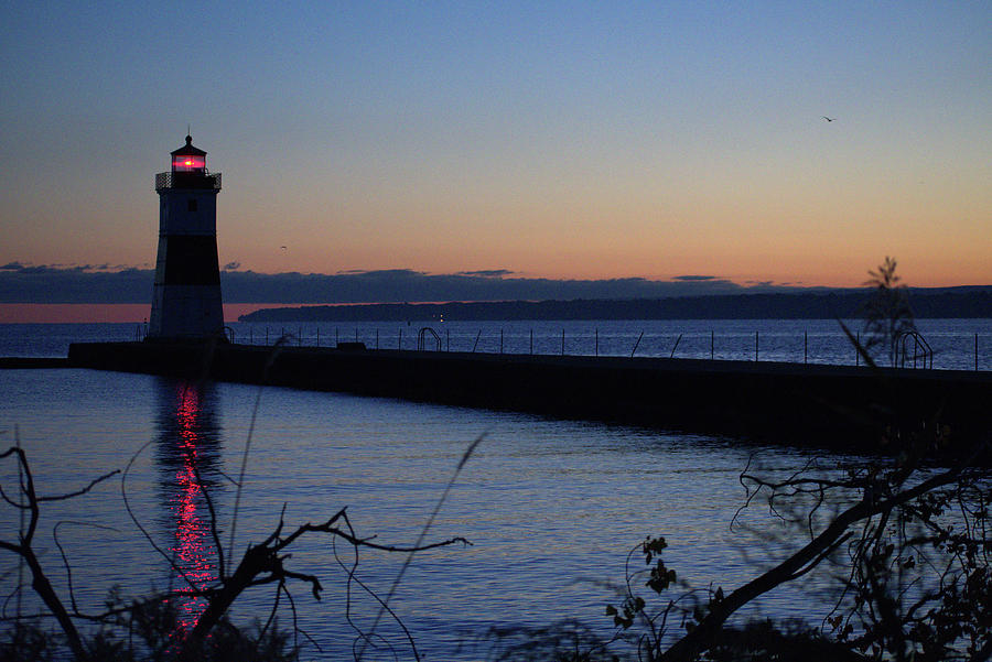 Lighthouse Photograph - North Pier Lighthouse at Dawn by Rick Mcclelland