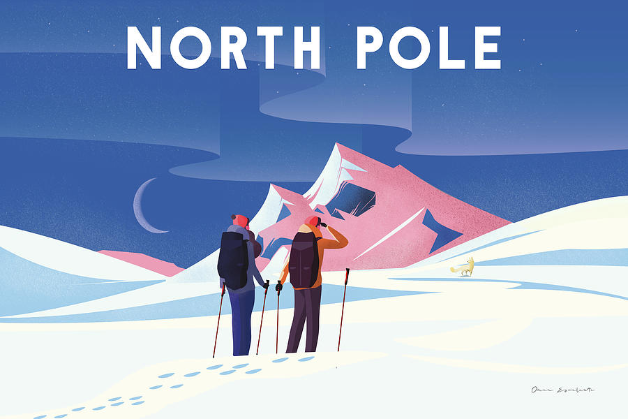 Animal Mixed Media - North Pole by Omar Escalante
