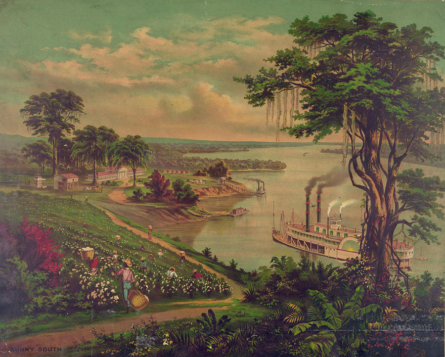 North River Blue Stone Works Painting by J.B. Beers & Co.