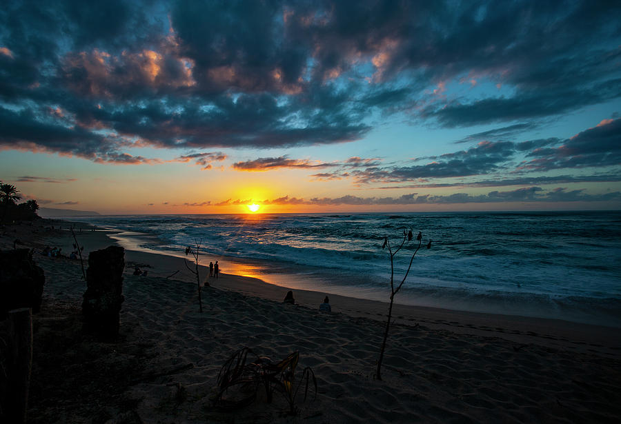 North Shore Sunset Photograph by Anthony Jones